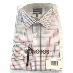 Bonobos Mens Standard Fit Jetsetter Greatstone Check Baclam Size XXL MSRP $128